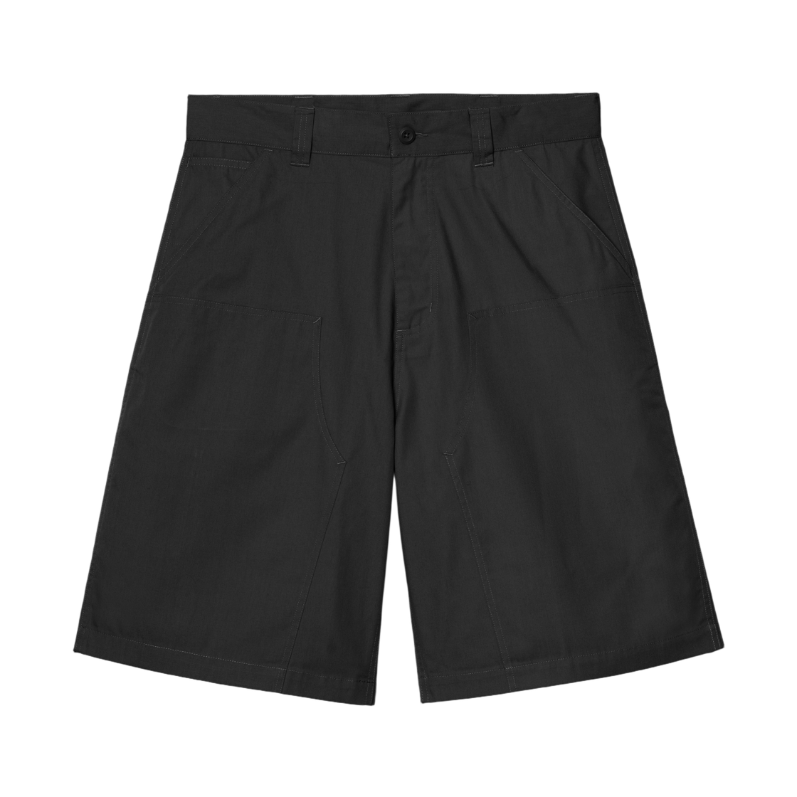 칼하트 WIP 포스탈 더블 니 쇼츠 블랙(Carhartt WIP Postal Double Knee Short Black) - 2