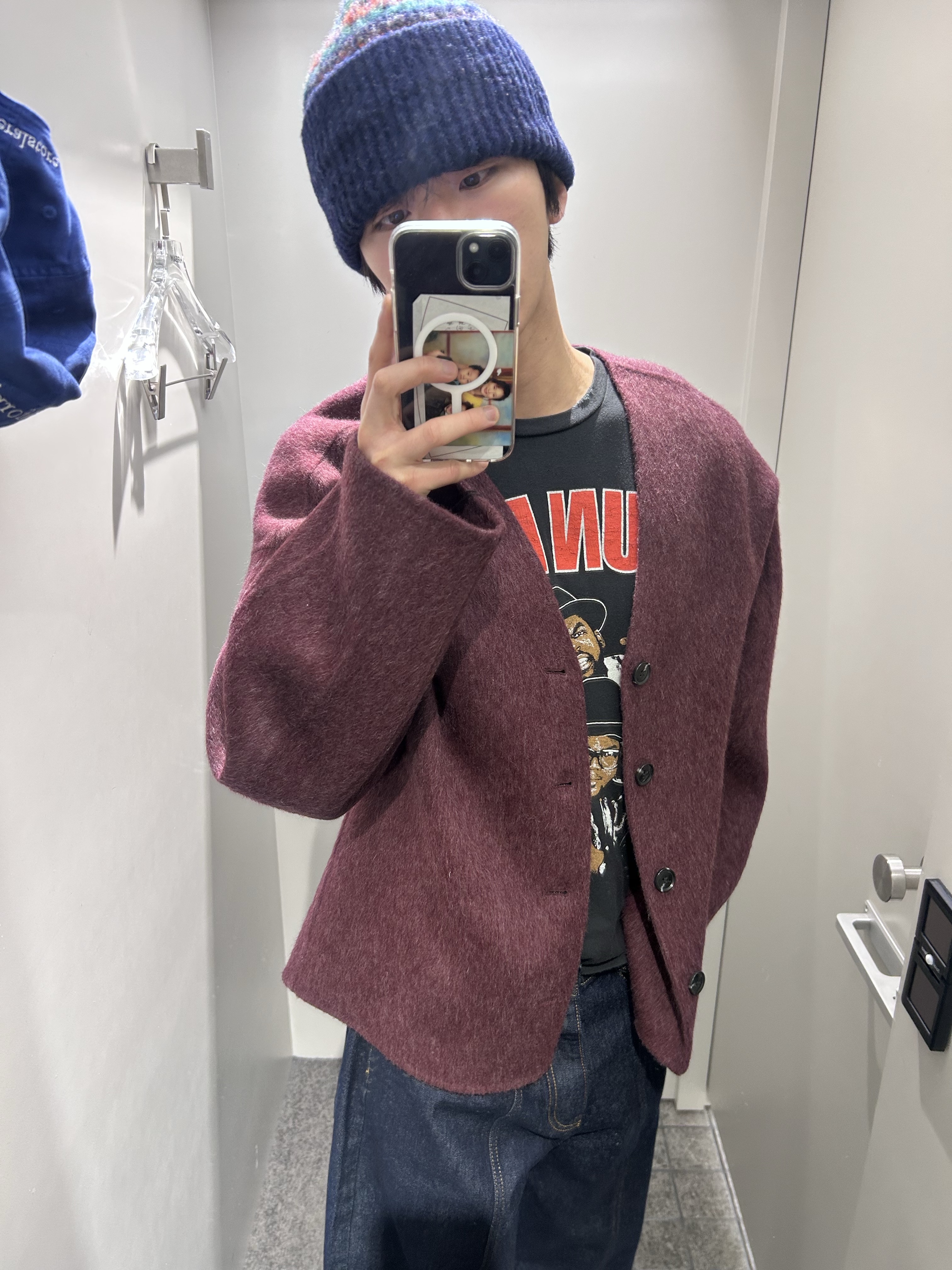 Entire Studios Jool Jacket Plum - 25FW 착용 스타일 - 2