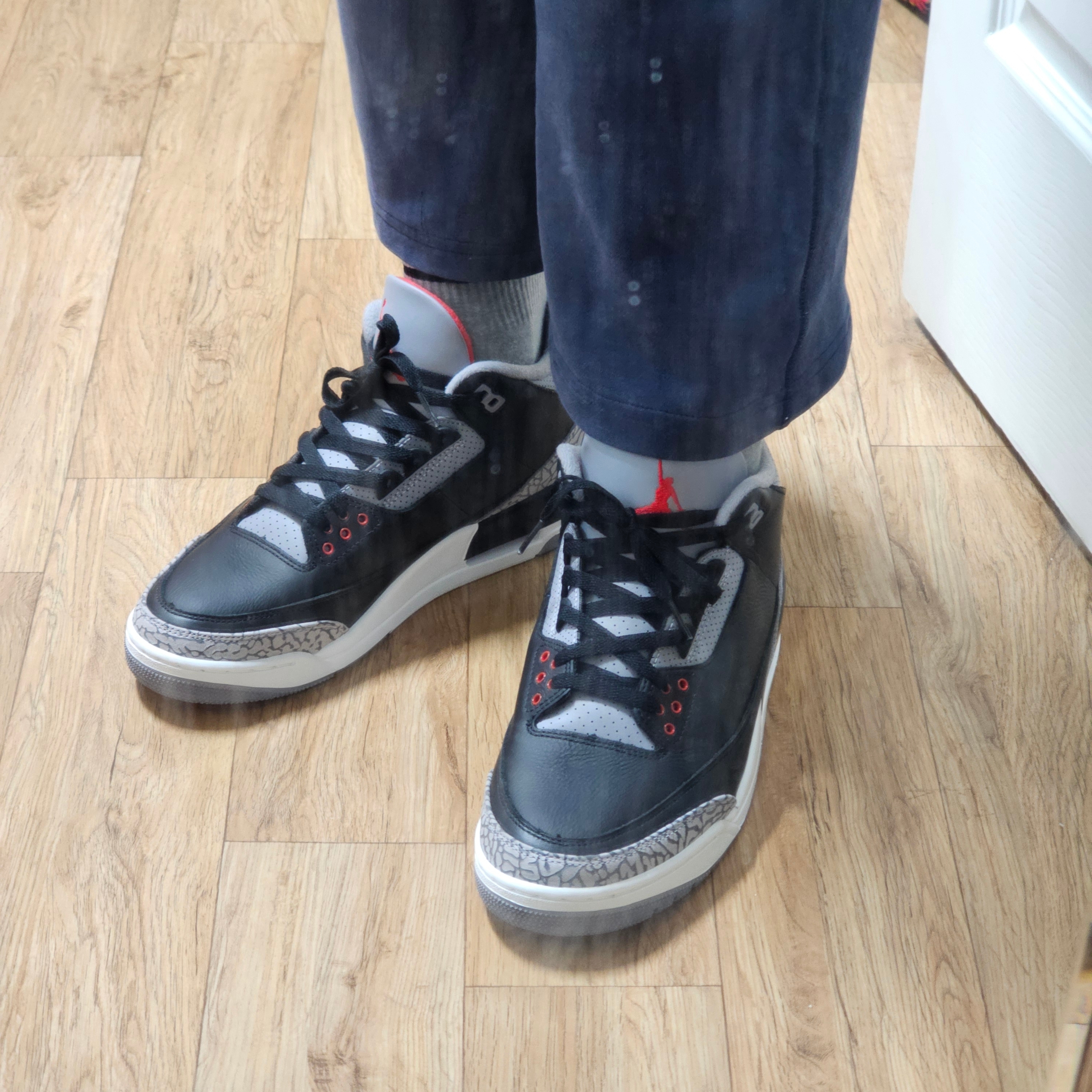 Jordan 3 Retro Black Cement 2024 착용 스타일 - 3