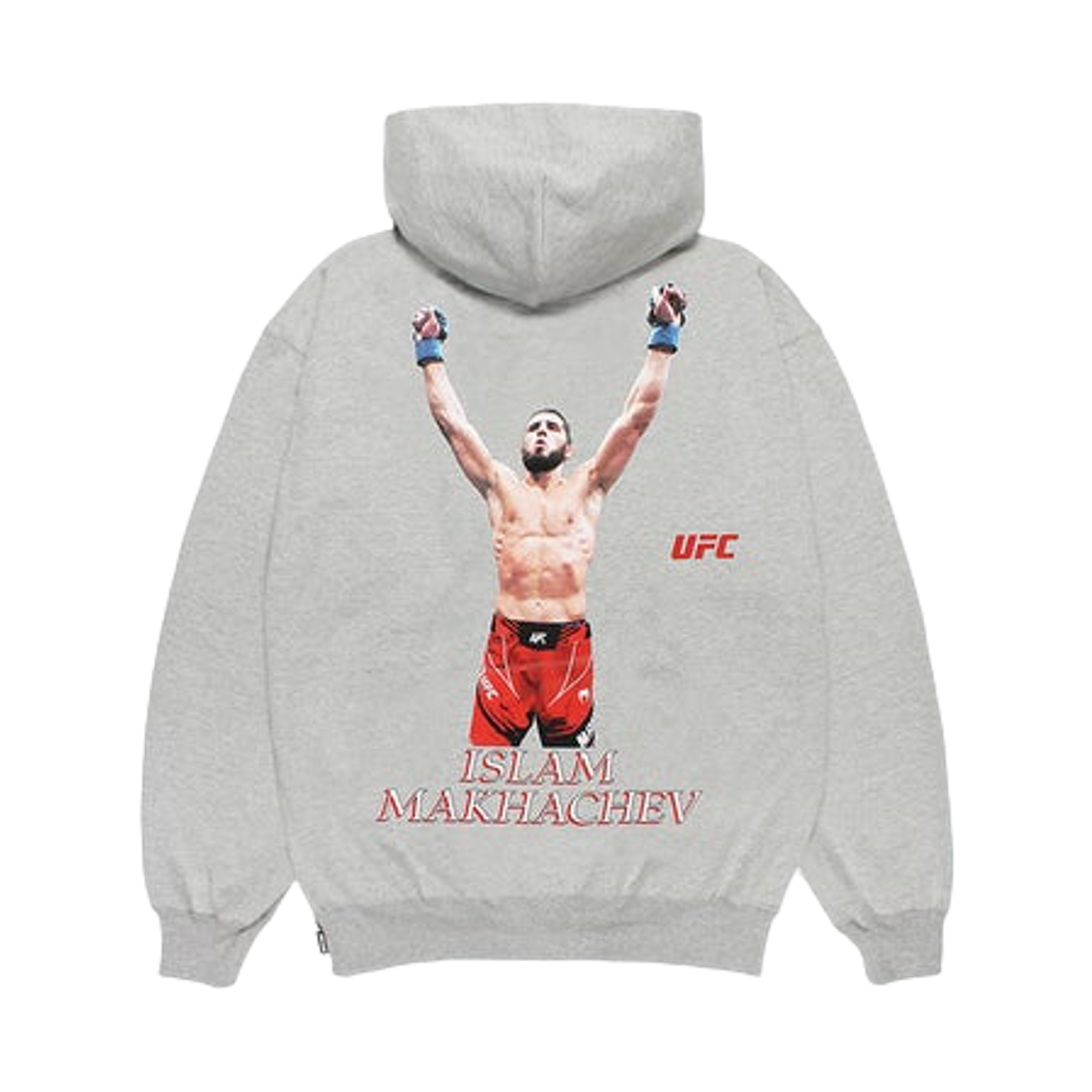 와코 마리아 x UFC 헤비 웨이트 풀 집 후드 스웨트셔츠 타입-2 그레이(Wacko Maria x UFC Heavy Weight Full Zip Hooded Sweatshirt Type-2 Gray)