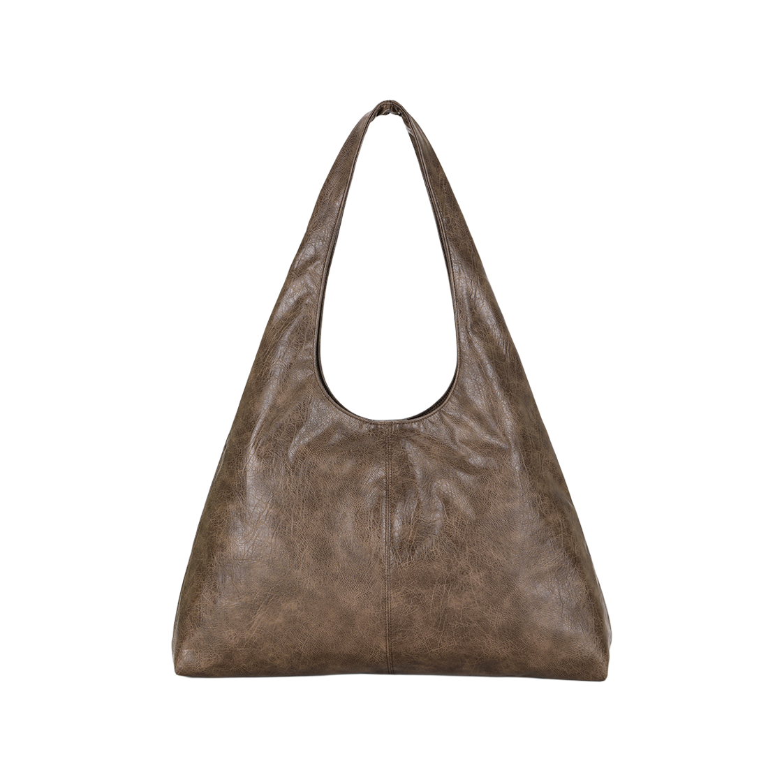 라츠유 헤더 빅 호보백 브라운(LOTS YOU Heather Big Hobo Bag Brown) - 2