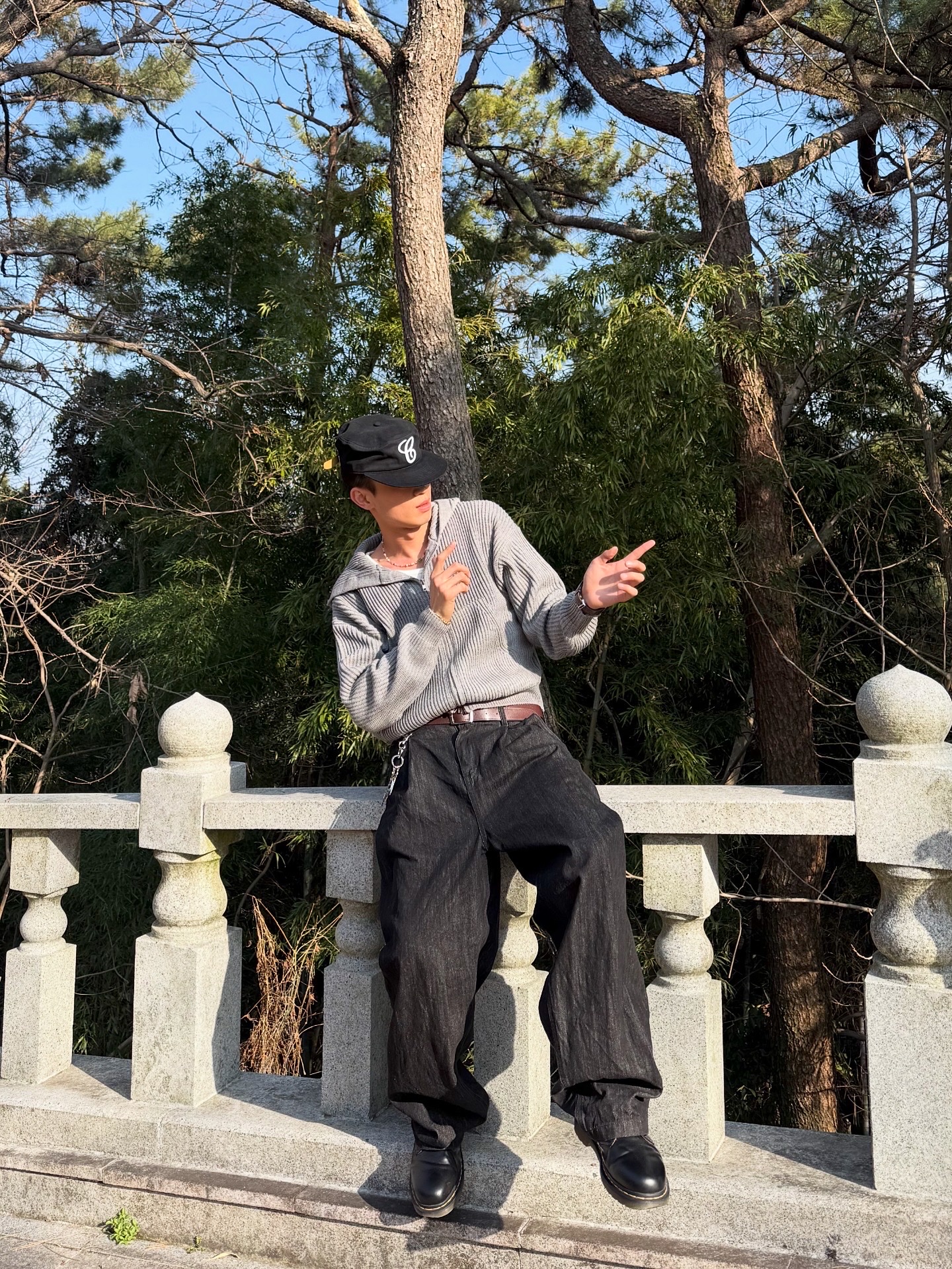 Dr. Martens 1461 Smooth Black 착용 스타일 - 5