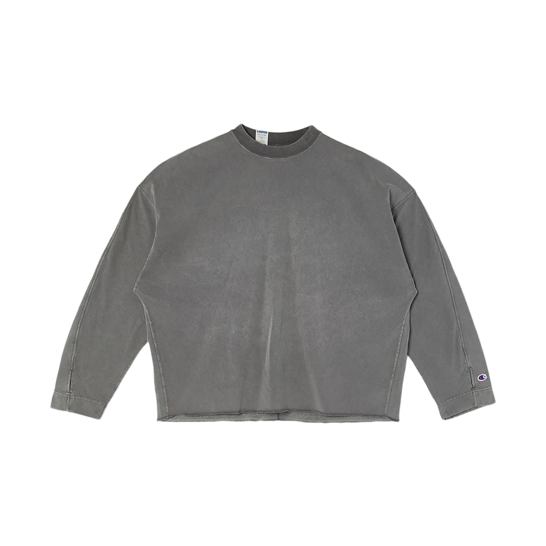 C8-D411 Champion x N.Hoolywood Long Sleeve Reversible T-Shirt Charcoal