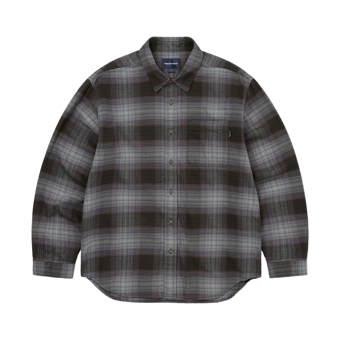 TN261WSHTL03OBK thisisneverthat Flannel Check Shirt Off Black