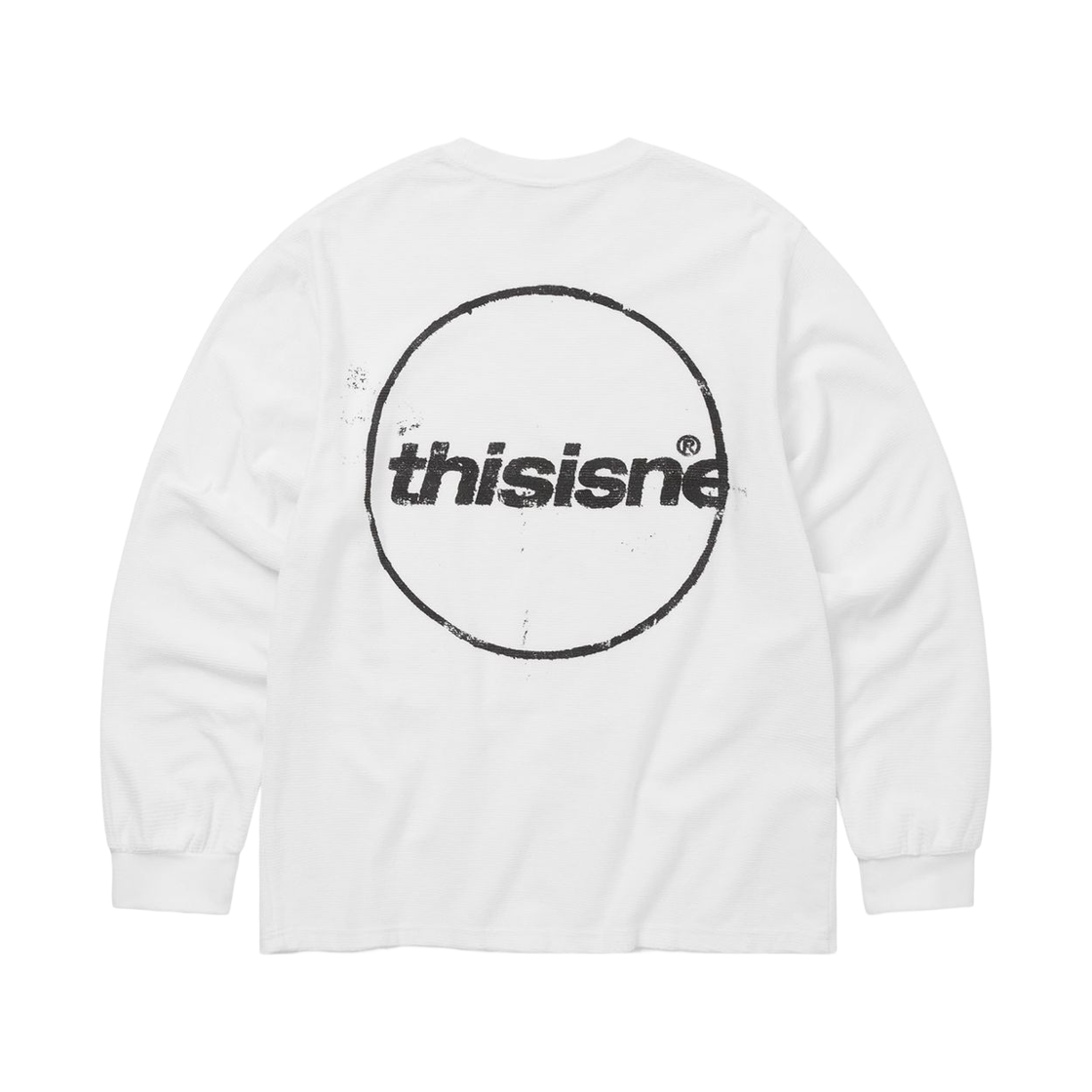 디스이즈네버댓 C-로고 웨일 롱슬리브 티셔츠 화이트(Thisisneverthat C-Logo Wale L/S T-Shirt White) - 2