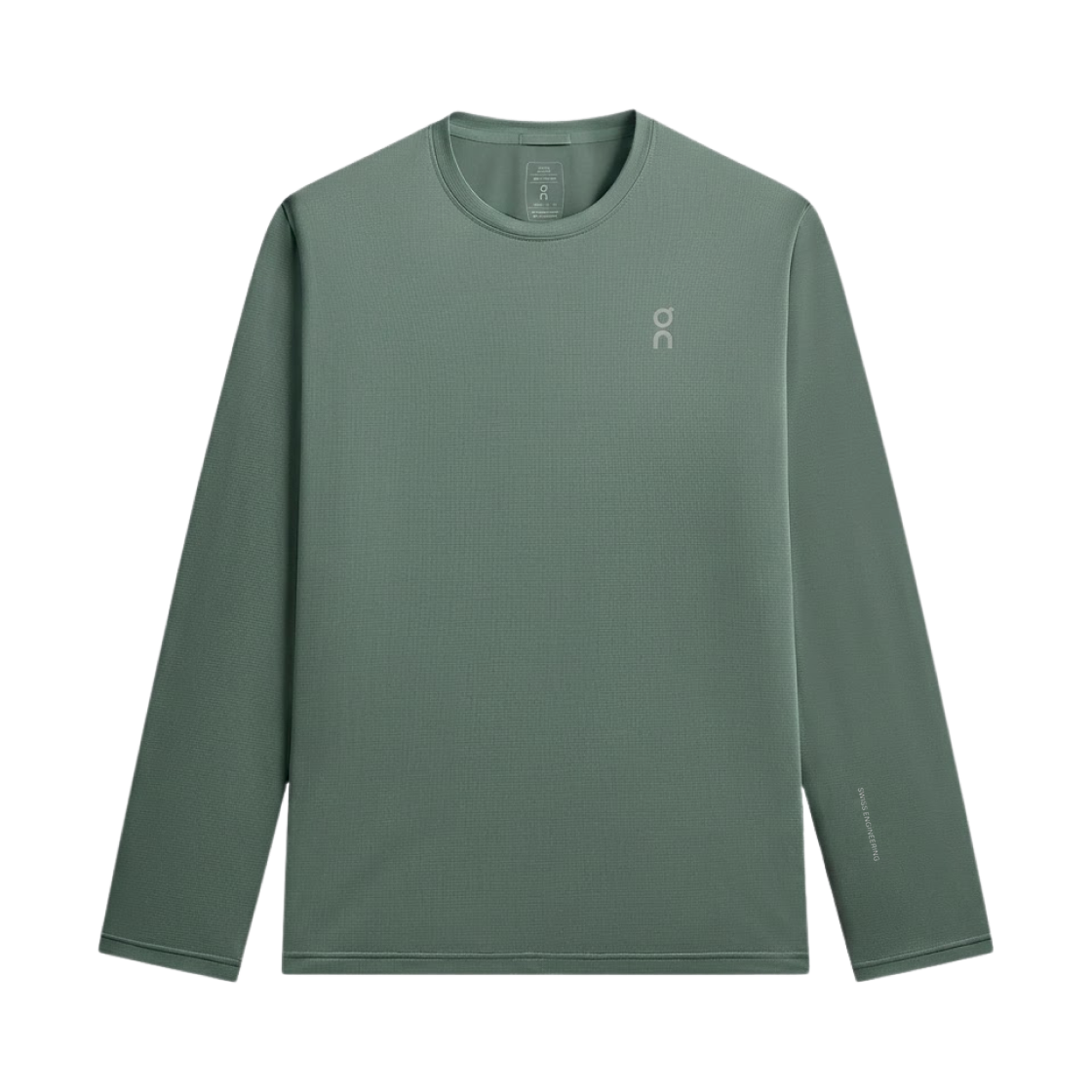 1MG11420153 On Running x Kith Core Long Sleeve T-Shirt Olive
