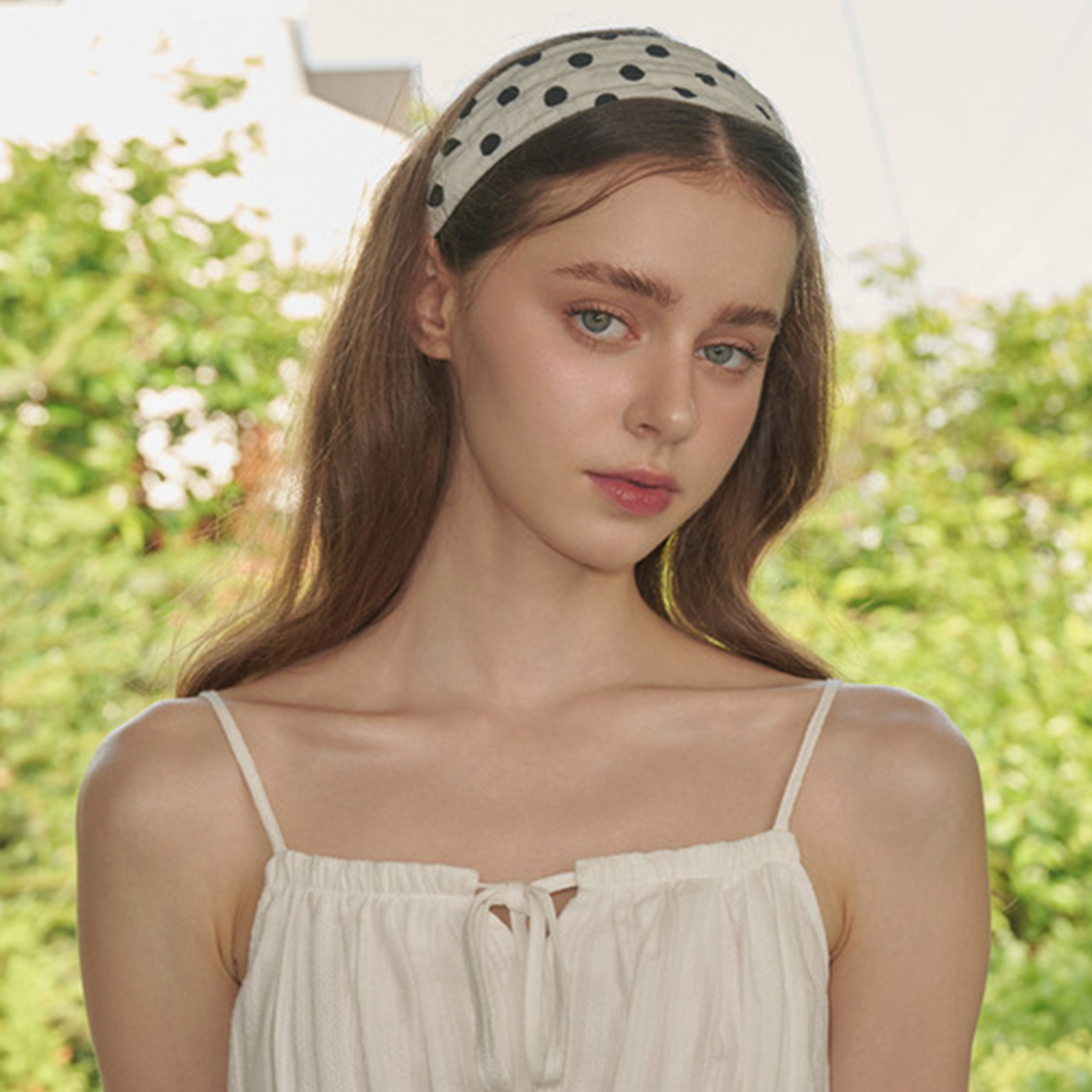 라츠유 피오나 헤어밴드 화이트(LOTS YOU Fiona Hair Band White) - 3