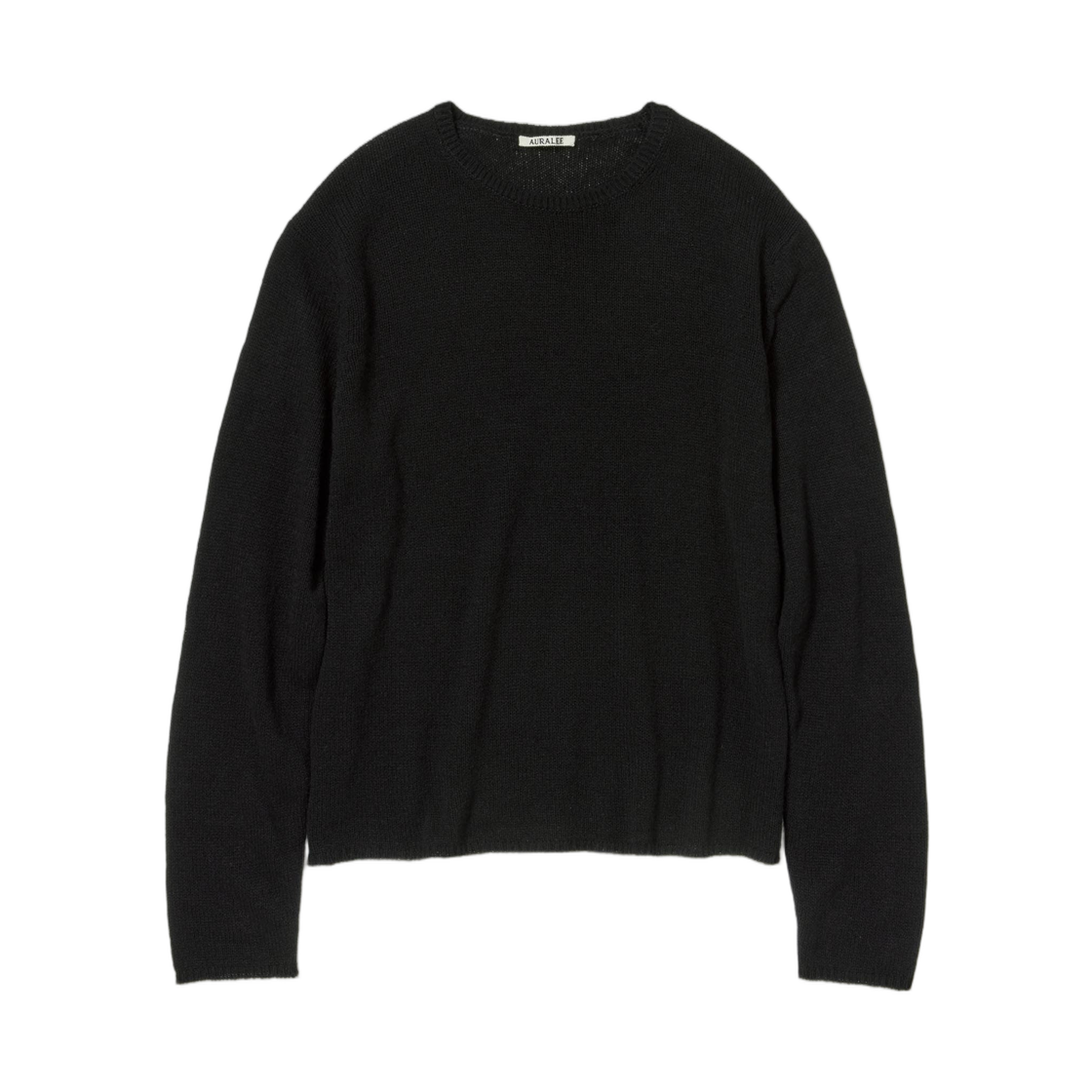 A26SP01CK Auralee Summer Cashmere Knit P/O Black - 26SS