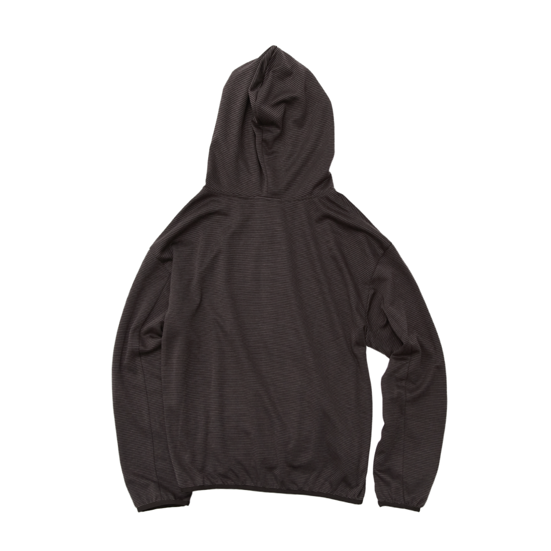 폴리테루 휴먼인덱스 휴먼 스트라이프 저지 집 후디 퍼플 브라운(Polyteru Human Index Human Striped Jersey Zip Hoodie Purple Brown) - 2