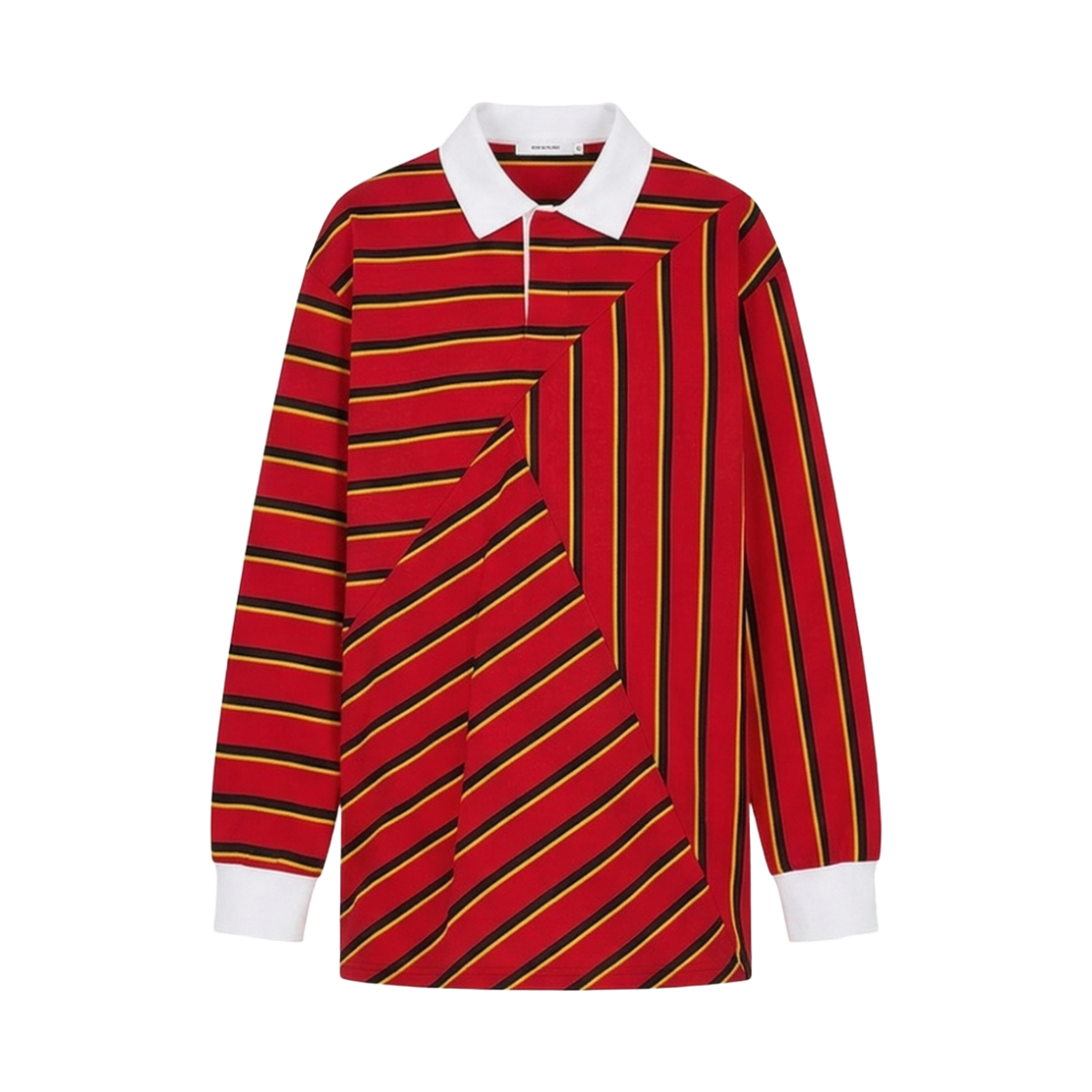 포샤 디지 스트라이프 셔츠 레드(Posha Dizzy Stripe Shirt Rd)