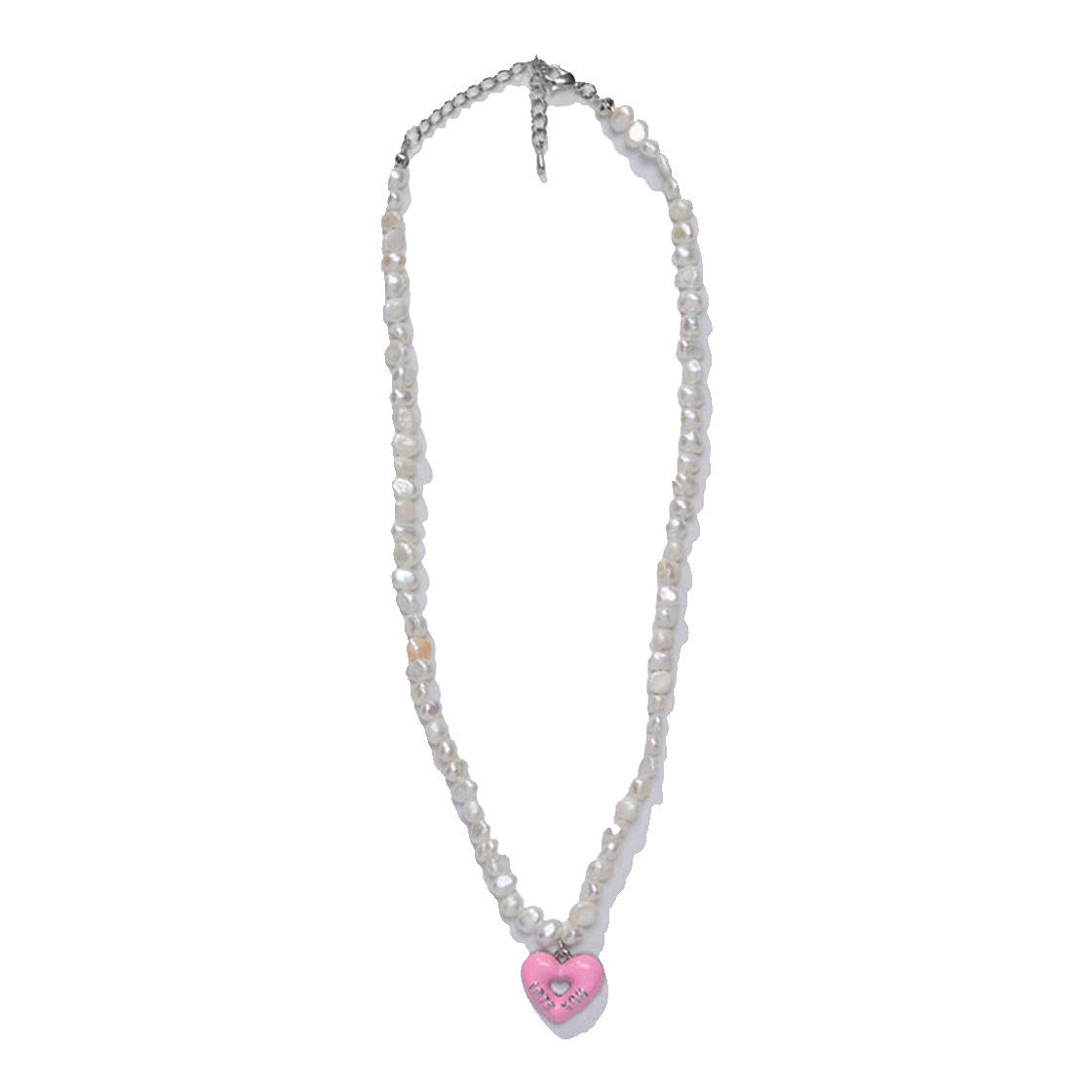 라츠유 캔디 팝 펄 네크리스 핑크(LOTS YOU Candy Pop Pearl Necklace Pink) - 2