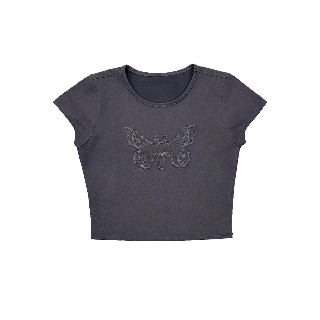 비엘알 모스 엠브로이더드 빈티지 티셔츠(BLR Moth Embroidered Vintage T-Shirt)