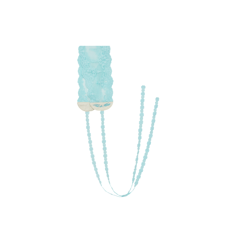 디스이즈파인 레이스 헤어 밴드 티프블루(THIS IS FINE Lace Hair Band TIF Blue)