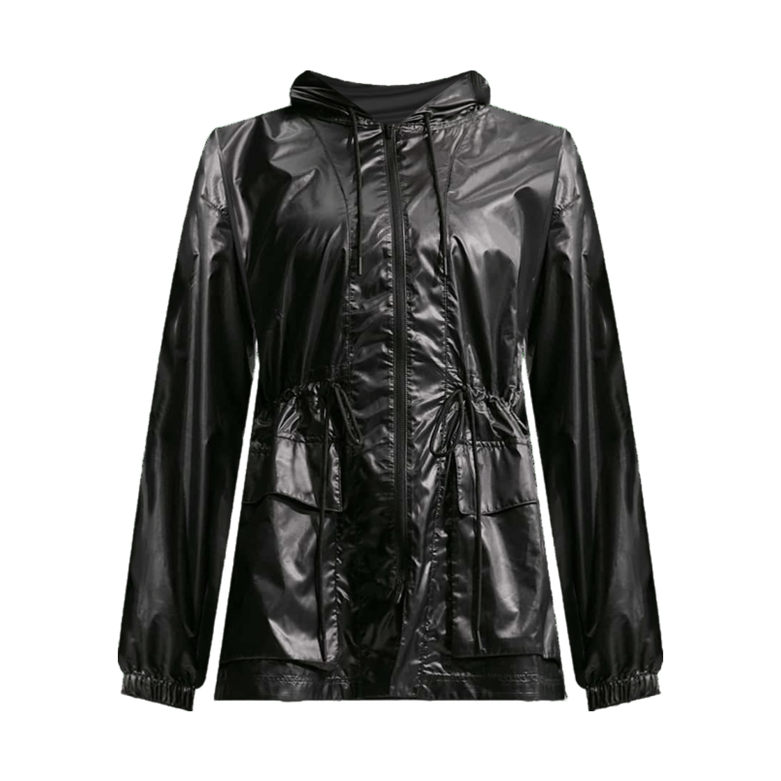 IQ0156-010 (W) Nike NSW Oversized Sport Jacket Black - Asia