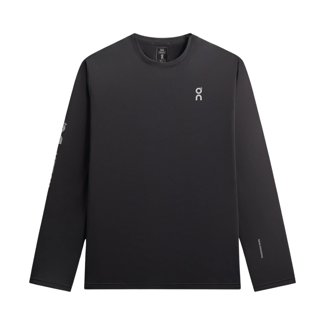 1MG11420553 On Running x Kith Core Long Sleeve T-Shirt Black