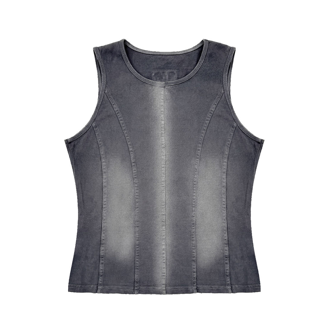 비엘알 빈티지 워싱 슬리브리스 그레이(BLR Vintage Washing Sleeveless Grey)