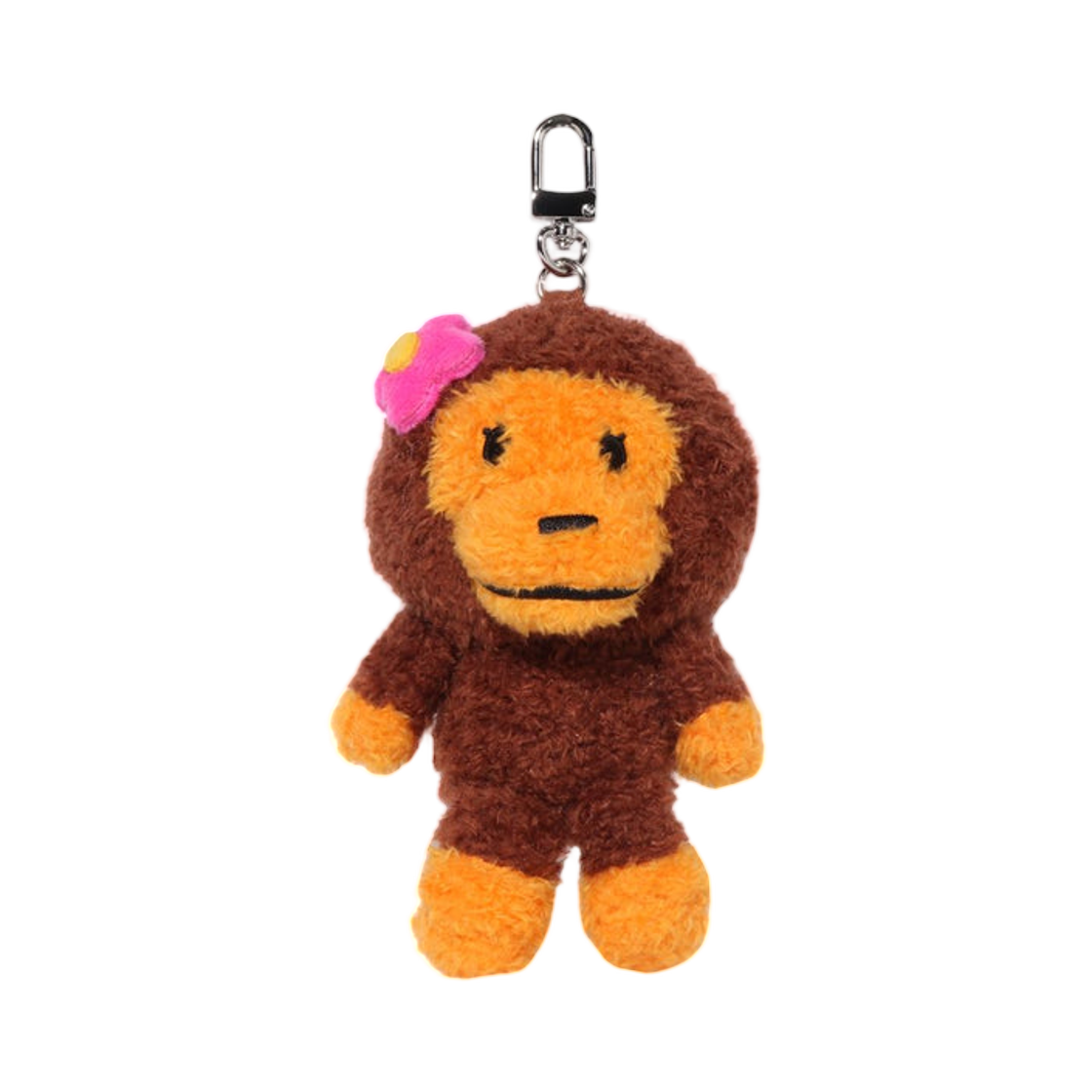 베이프 베이비 리사 플러시 인형 키체인 코인 백 브라운(BAPE Baby Lisa Plush Doll Keychain Coin Bag Brown) - 1