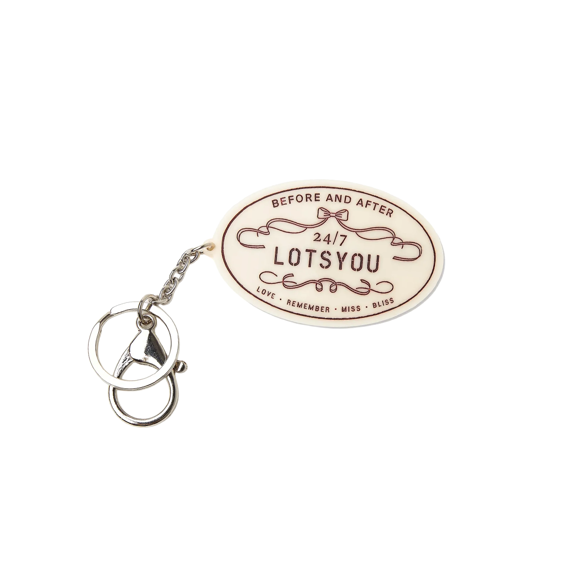 라츠유 노스탤지아 키링 아이보리(LOTS YOU Nostalgia Keyring Ivory)