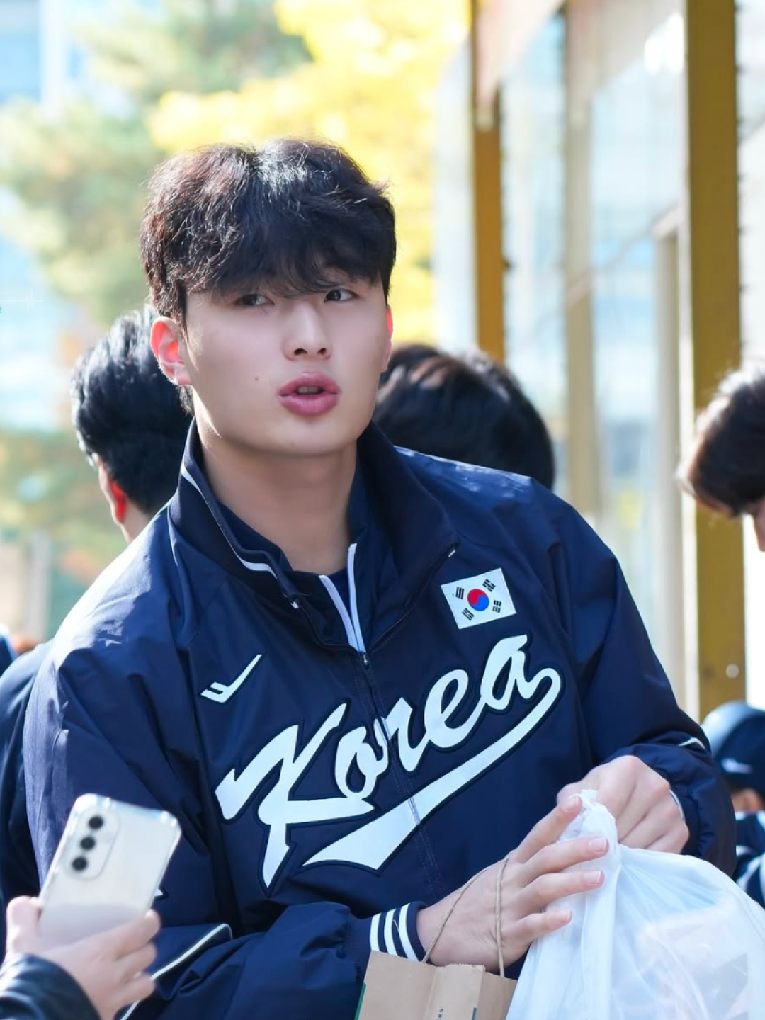 Hanwha Eagles 2025 Replica Uniform White (Non Marking Ver.), Prospecs Korea Baseball Team Authentic Home Uniform White (Non Marking Ver.) 착용 스타일 - 4