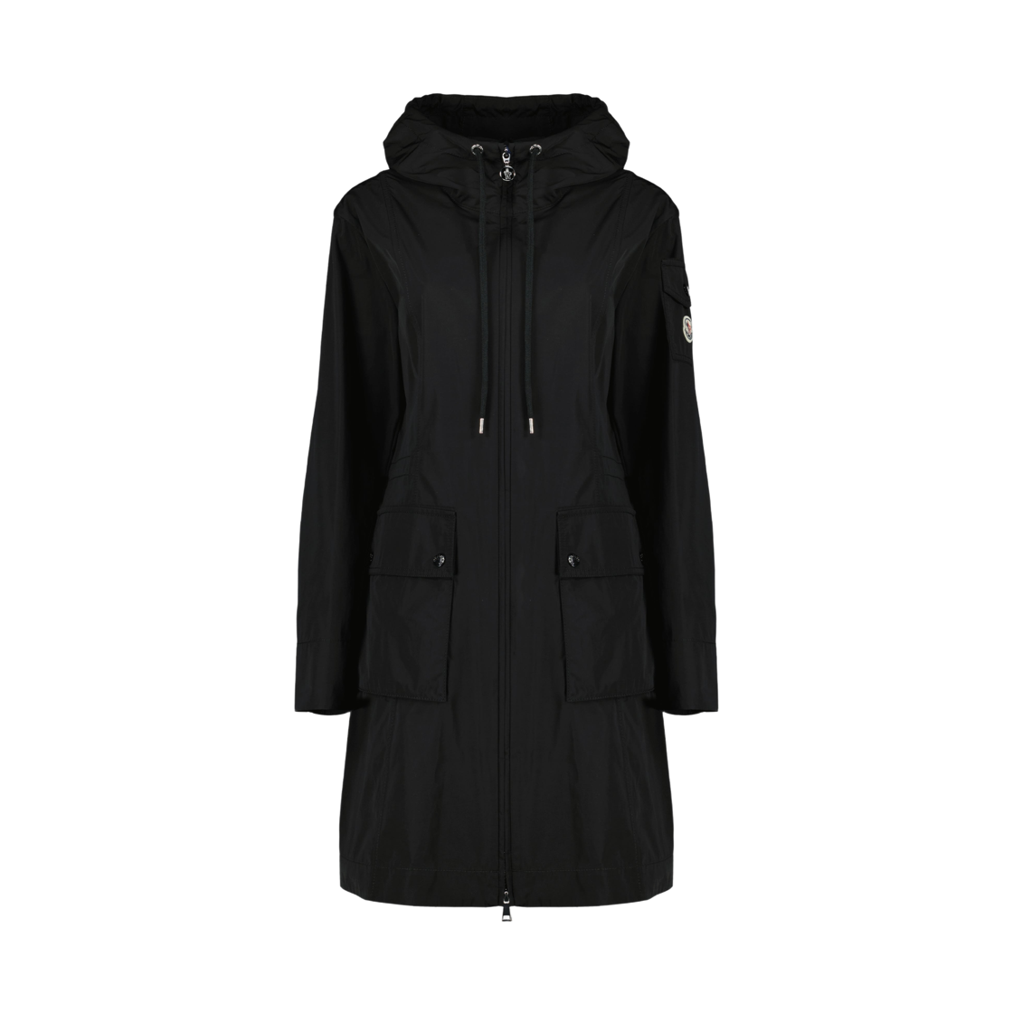 L1-093-1C00014-549P3-999 (W) Moncler Laerte Hooded Long Parka Black - 26SS