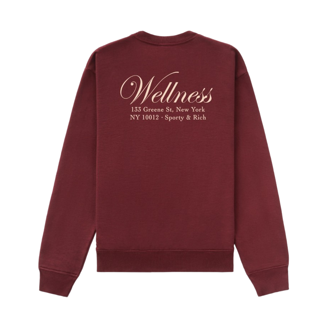 스포티 앤 리치 소호 크루넥 말롯 크림(Sporty & Rich Soho Crewneck Merlot Cream) - 2