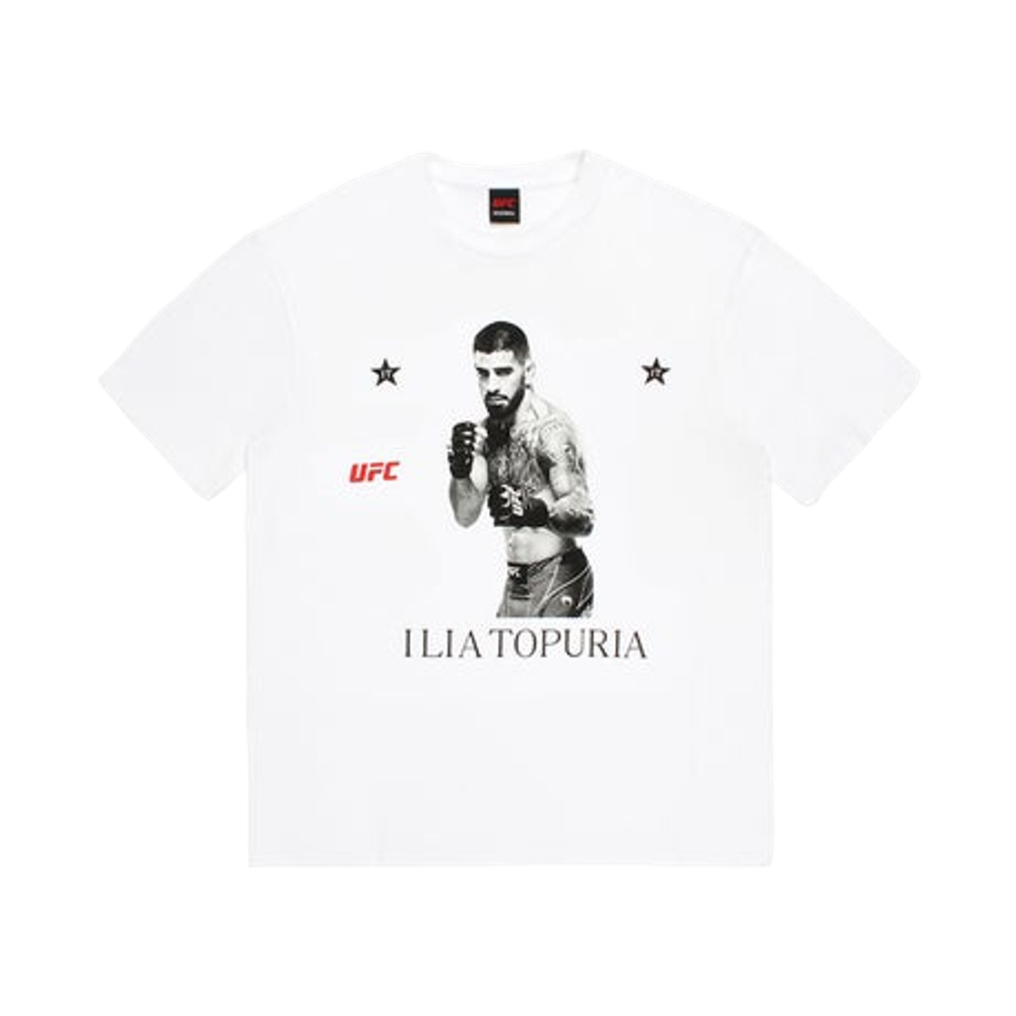 와코 마리아 x UFC 워시드 헤비 웨이트 크루넥 티셔츠 타입-4 화이트(Wacko Maria x UFC Washed Heavy Weight Crewneck T-Shirt Type-4 White)