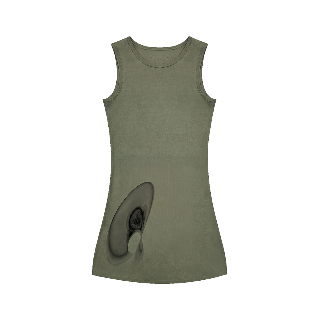 비엘알 룸 오브 에코즈 그래픽 슬리브리스 카키(BLR Room of Echoes Graphic Sleeveless Khaki)