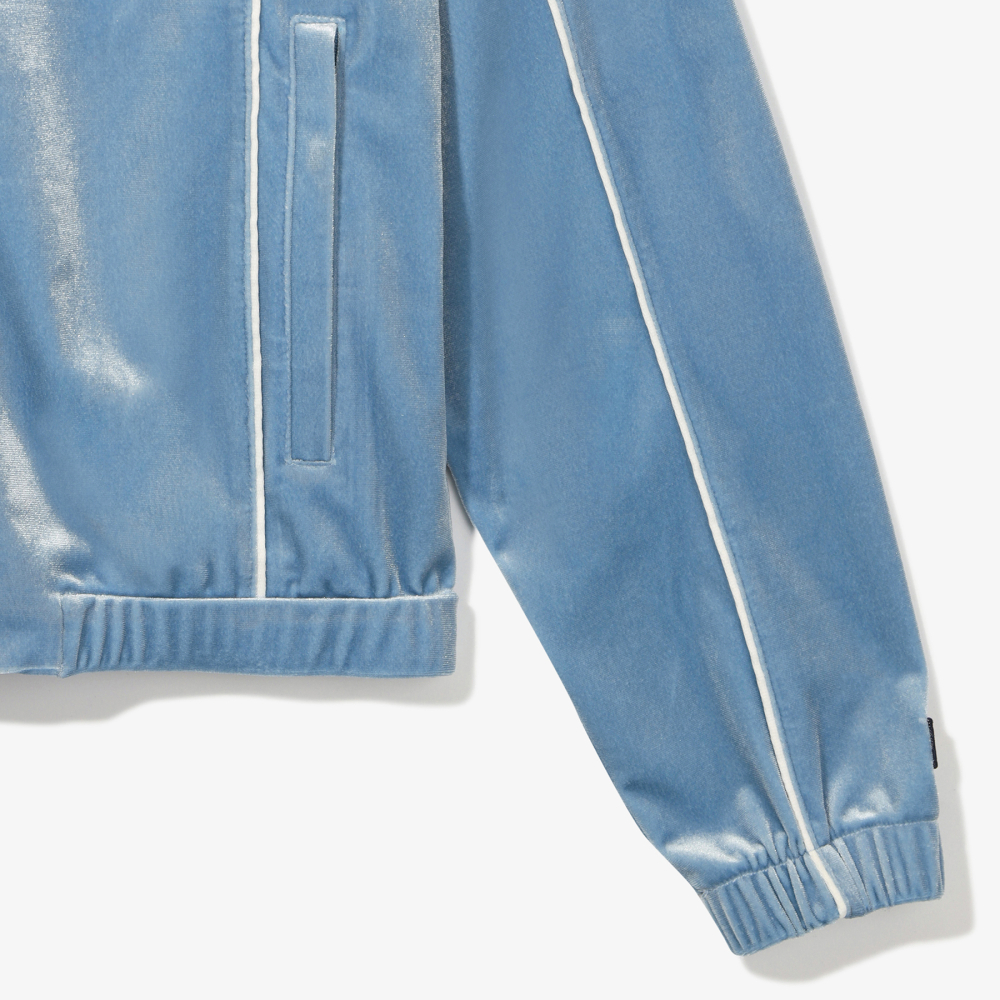 [6% 적립] FILA HERITAGE COLLECTION 헤리티지 벨로아 자켓 라이트 블루([6% 적립] FILA HERITAGE COLLECTION Heritage Velour Jacket Light Blue) - 5