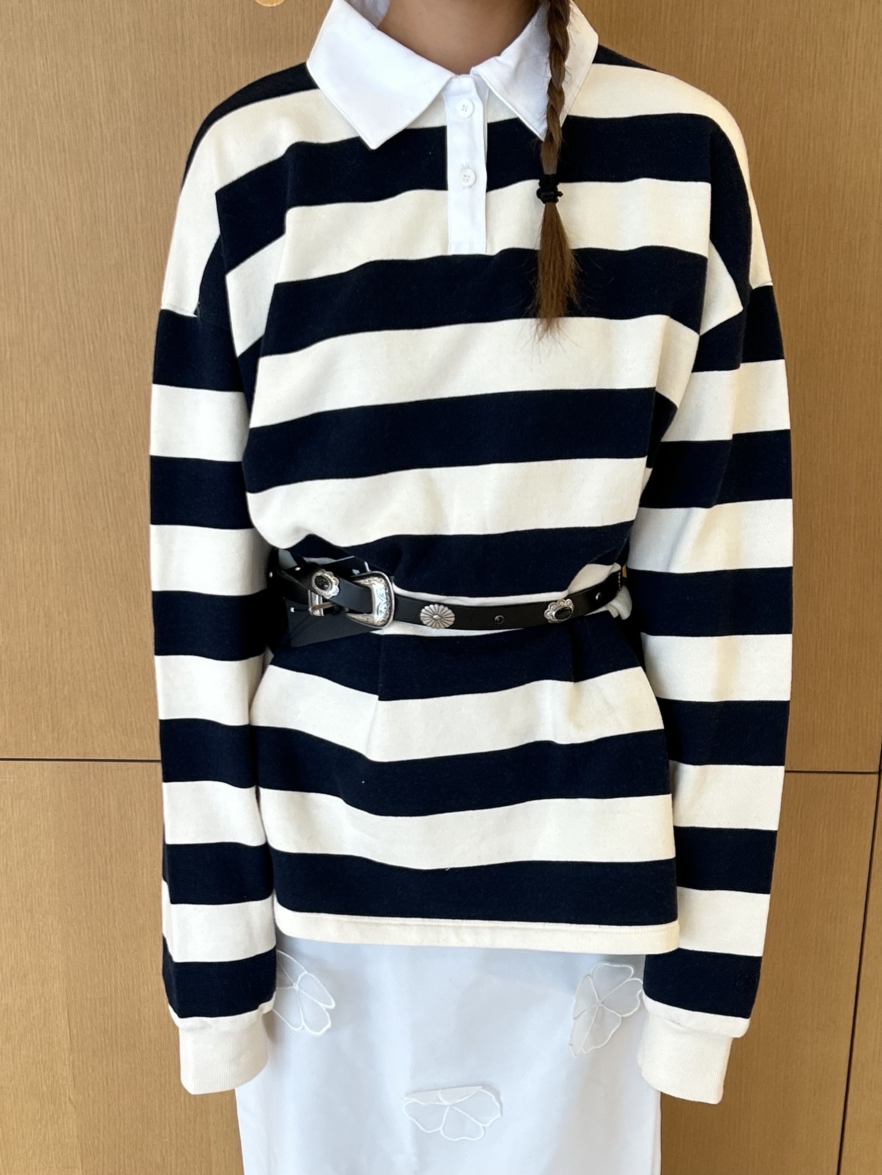 Rust Mood 55U 0039 Blt 23103 Black - 26SS 착용 스타일 - 2