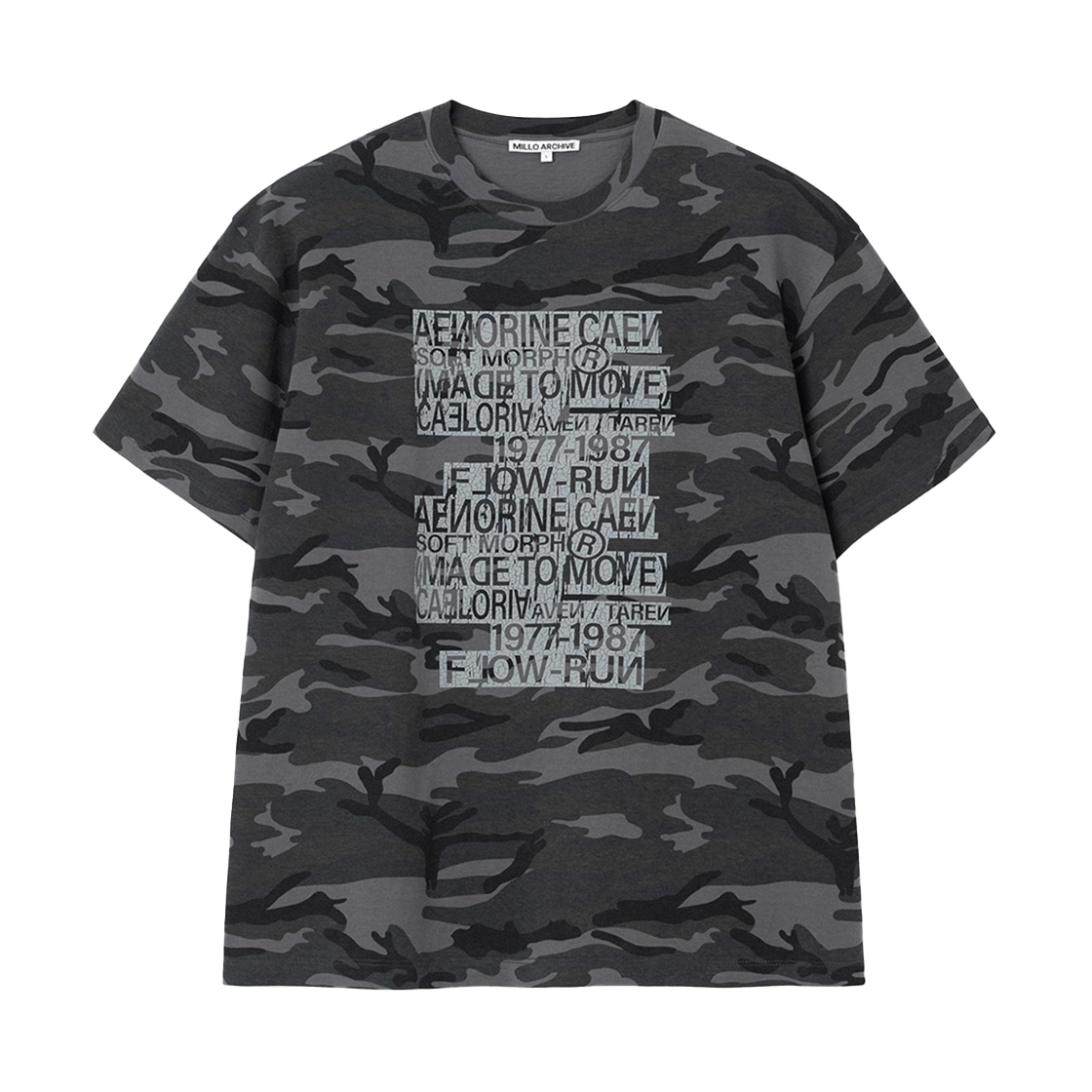 밀로 아카이브 불러틴 카모 티셔츠 카모 블랙(Millo Archive Bulletin Camo T-Shirt Camo Black)