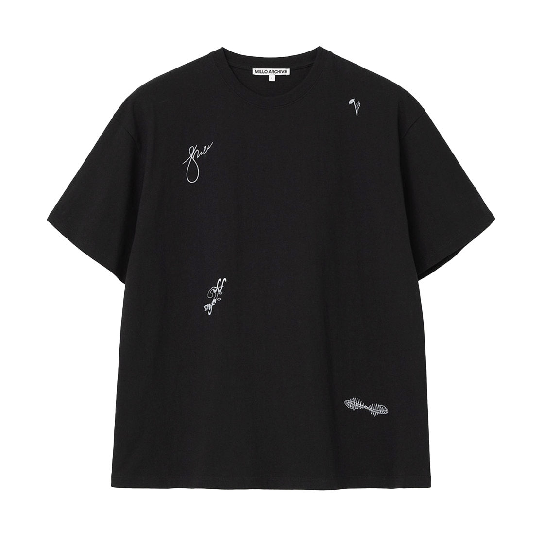 밀로 아카이브 태깅 그래피티 티셔츠 블랙(Millo Archive Tagging Graffiti T-Shirt Black)