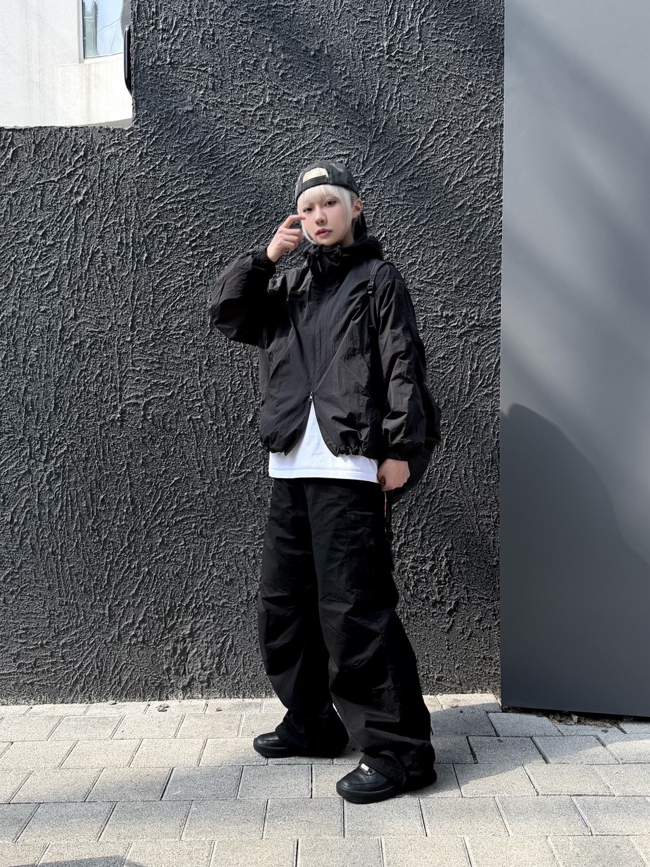 Nike x Ambush Air Force 1 Low SP Black 착용 스타일