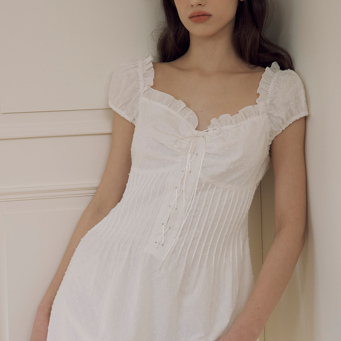 라츠유 피오나 드레스 화이트(LOTS YOU Fiona Dress White) - 3