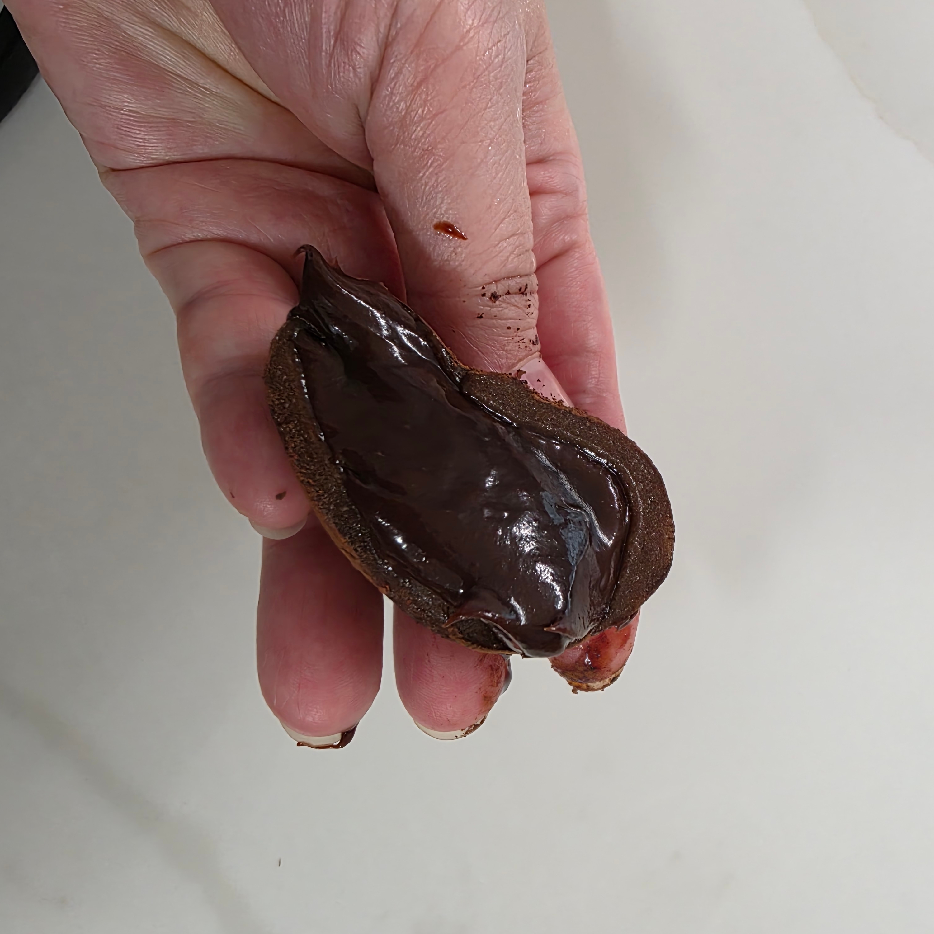 THE BAREUN TTEOK Double Chocolate Fudge Cream Tteok (60g *6EA) 1Box 착용 스타일 - 4