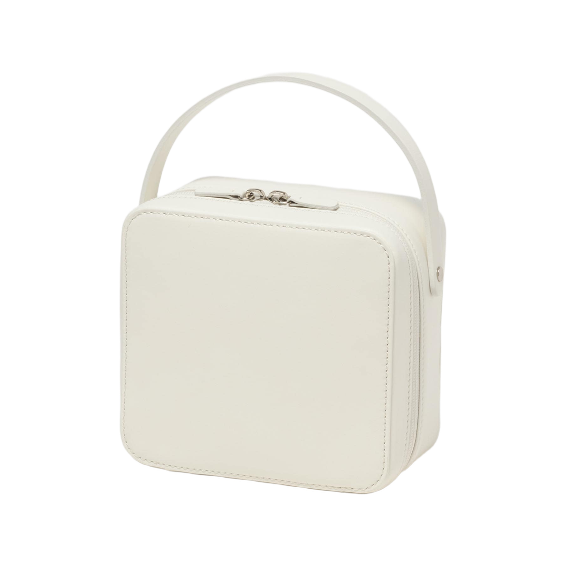 A26SB06AE Auralee Leather Small Travel Case Made By Aeta White - 26SS