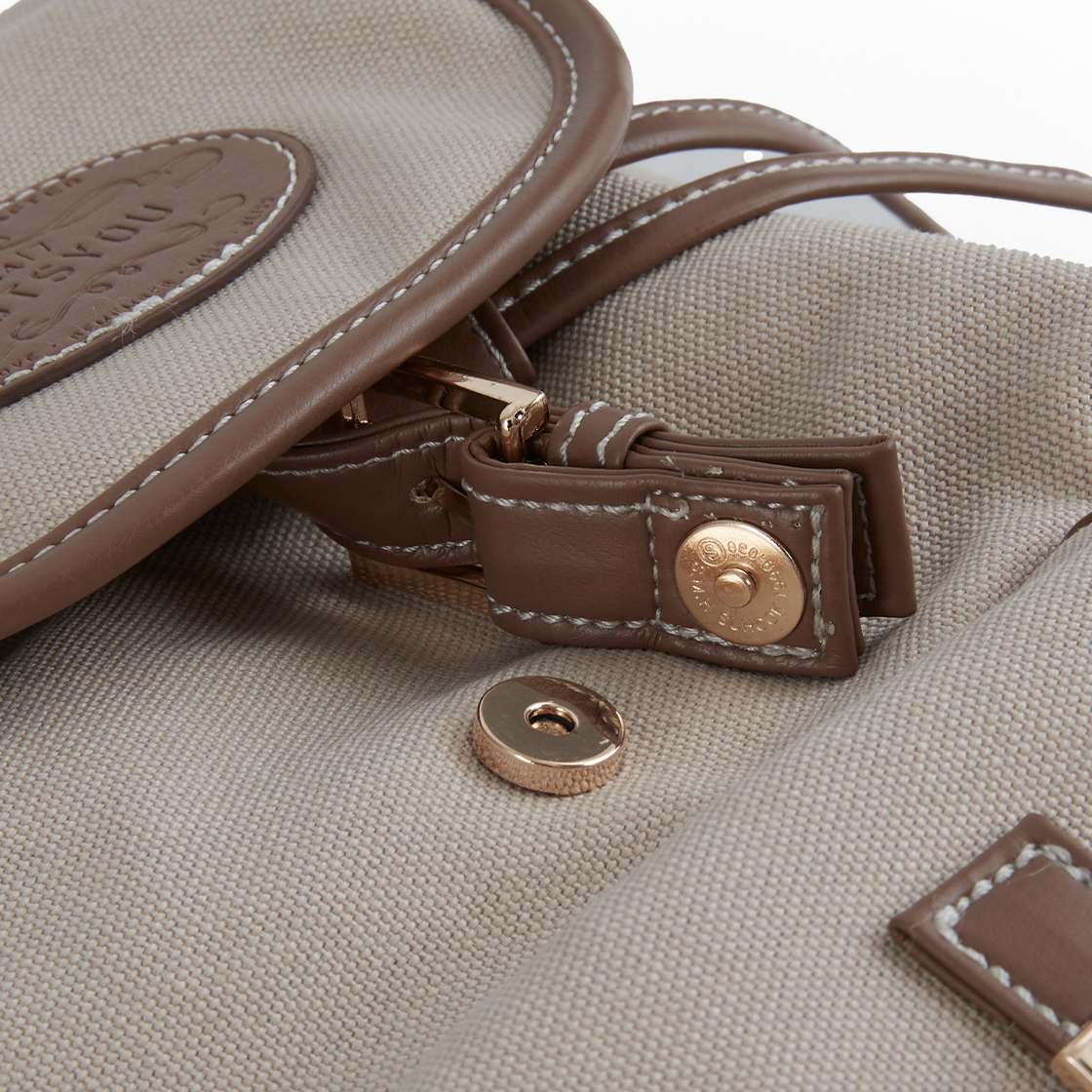 라츠유 노스탤지아 캔버스 백팩 베이지(LOTS YOU Nostalgia Canvas Backpack Beige) - 4