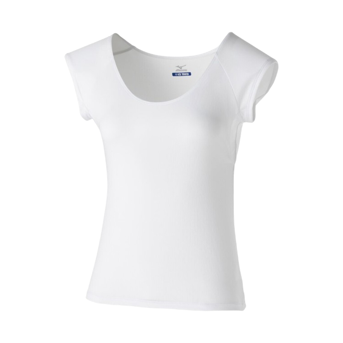 C2JAC31101 (W) Mizuno Premier Cool Inner Ice Touch French Sleeve Shirt White