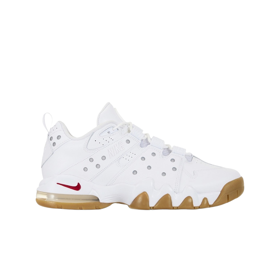 나이키 x 슈프림 SB 에어 맥스 2 CB 94 로우 화이트 바시티 레드 화이트 검 라이트 브라운(Nike x Supreme SB Air Max 2 CB 94 Low White Varsity Red White Gum Light Brown)