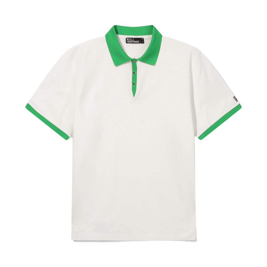 [6% 적립] FILA HERITAGE COLLECTION 피케 카라티 화이트([6% 적립] FILA HERITAGE COLLECTION BB Polo White)