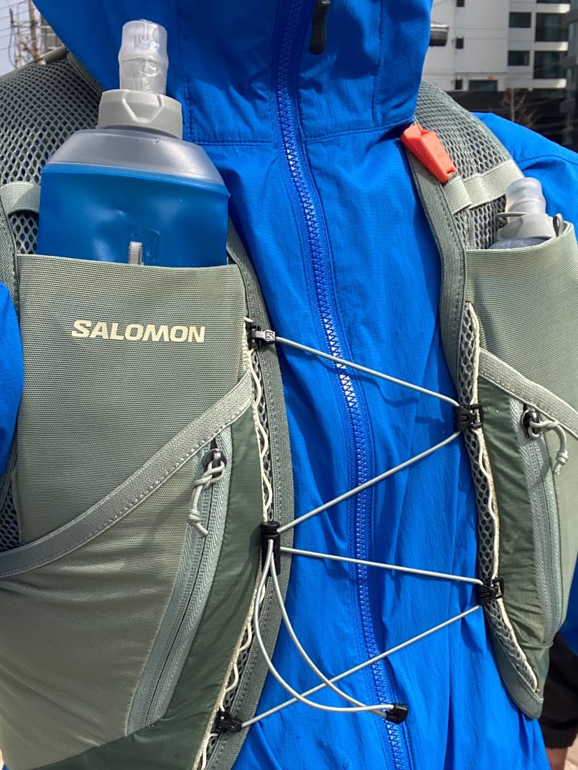 Adidas Adizero Adios Pro 4 Cloud White Core Black, Salomon Active Skin 12 Set Khaki 착용 스타일 - 2