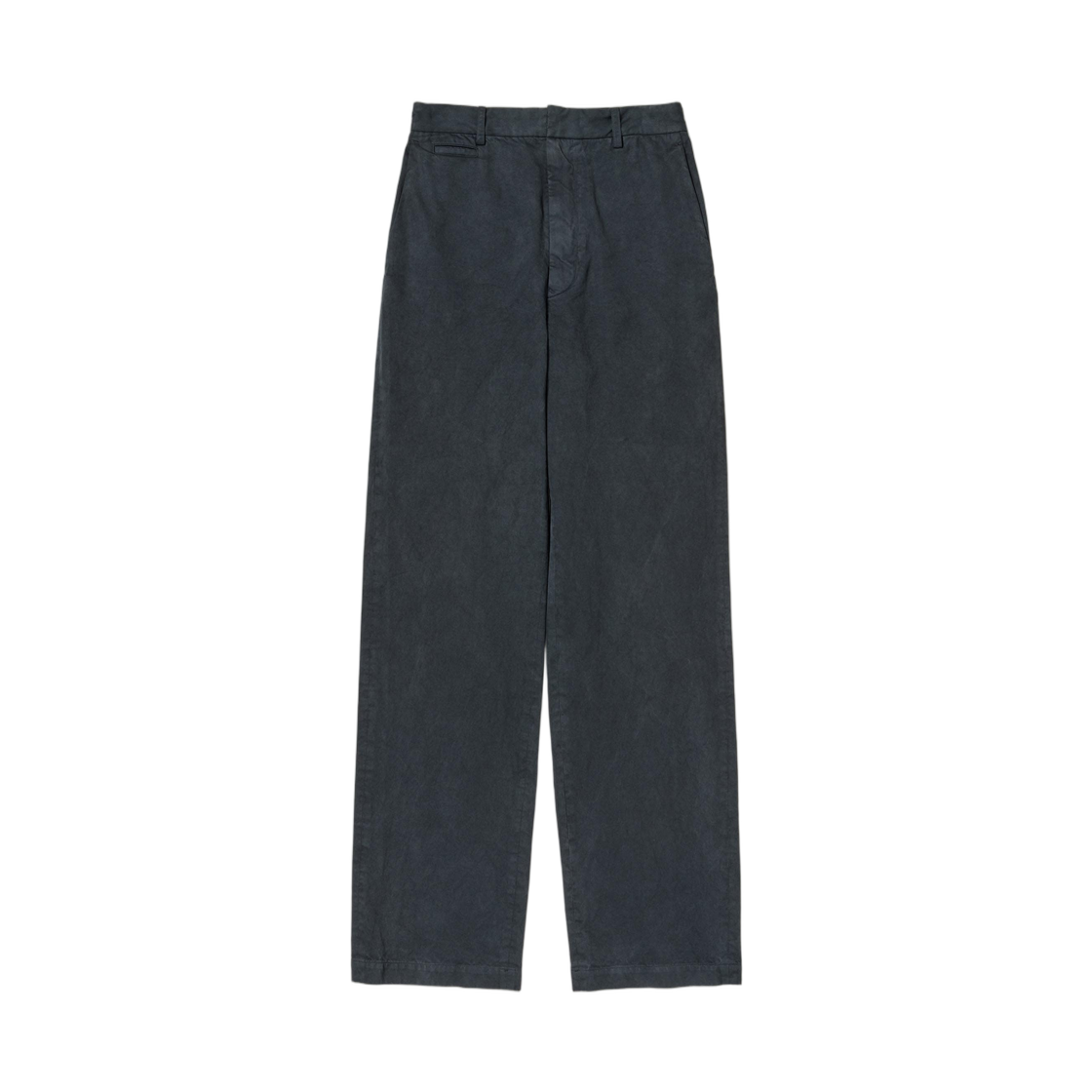 (W) 오라리 가먼트 다이드 핀스 라이트 치노 팬츠 블랙 - 26SS(Auralee Garment-Dyed Finx Light Chino Pants Black - 26SS) - 1