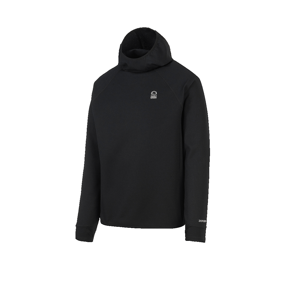 제로그램 SEAWOOL® 후드 티셔츠(ZEROGRAM Seawool Hood T-Shirts Black)