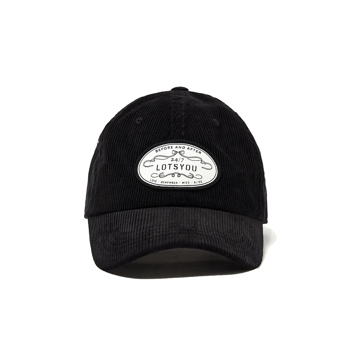 PWTH5AHW545OBK LOTS YOU Classic Corduroy Ball cap Black