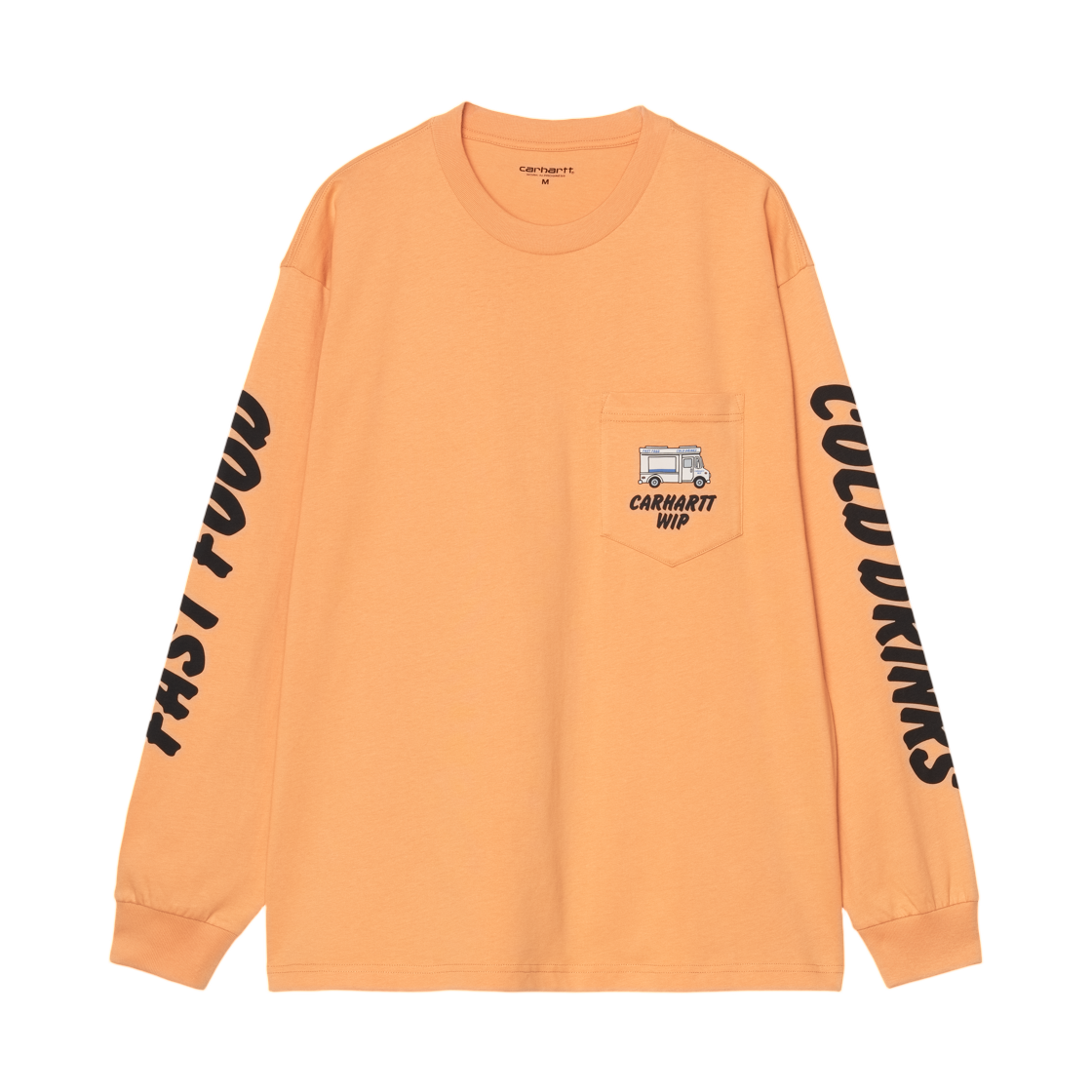 I036216-3IA-XX Carhartt WIP L/S Cold Drinks T-Shirt Gentle Orange