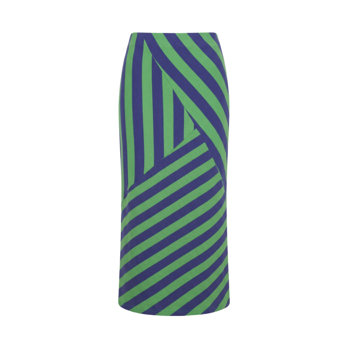 포샤 디지 스트라이프 스커트 그린(Posha Dizzy Stripe Skirt Gn)
