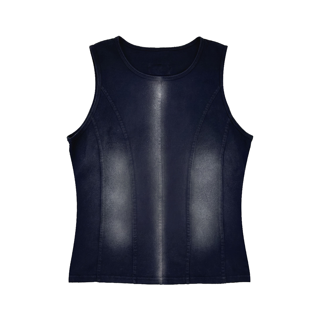 비엘알 빈티지 워싱 슬리브리스 블랙(BLR Vintage Washing Sleeveless Black)