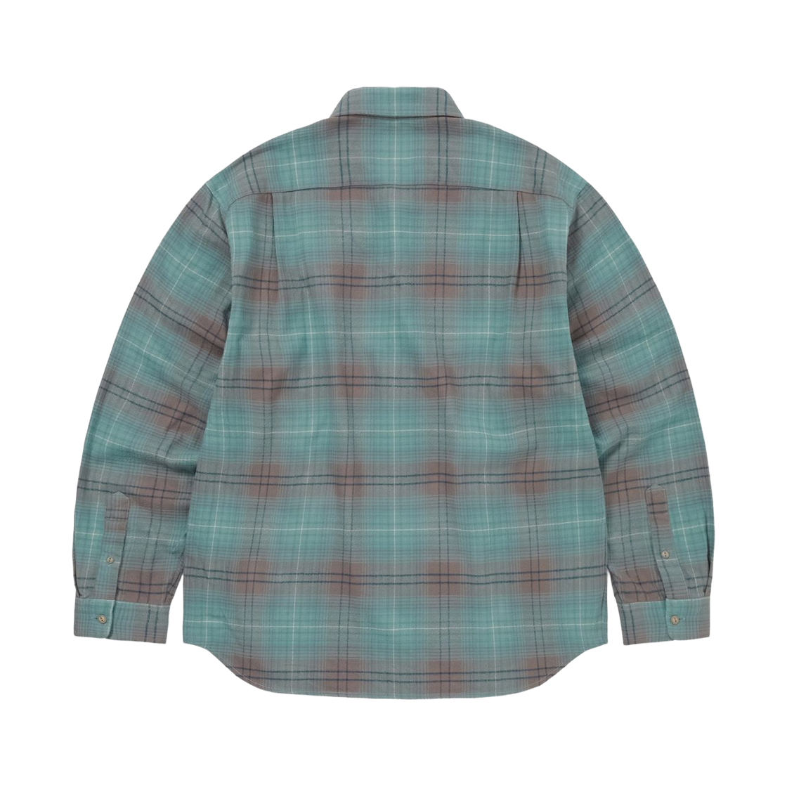 디스이즈네버댓 플란넬 체크 셔츠 틸(thisisneverthat Flannel Check Shirt Teal) - 2