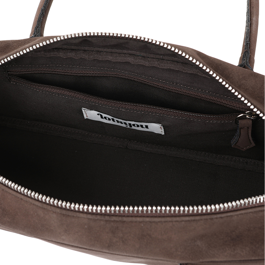라츠유 알리나 스웨이드 숄더백 브라운(LOTS YOU Alina Suede Shoulder Bag Brown) - 5