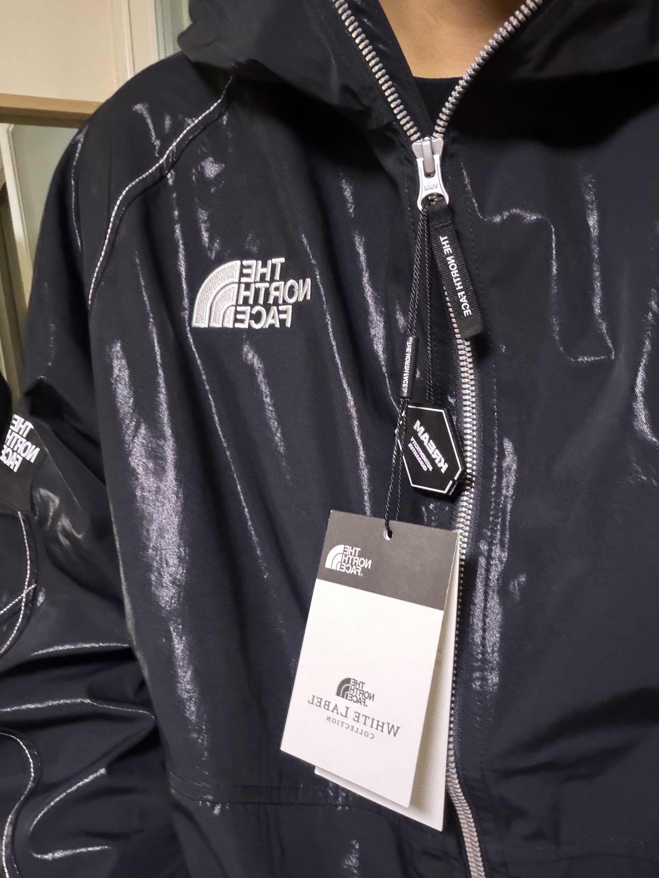 The North Face White Label Novelty Olema Hoodie Black 착용 스타일