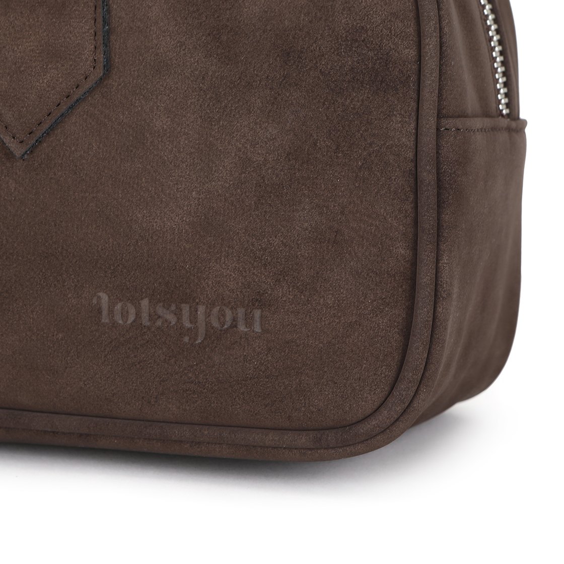 라츠유 알리나 스웨이드 숄더백 브라운(LOTS YOU Alina Suede Shoulder Bag Brown) - 3